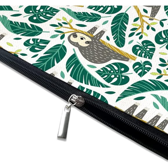 Women's High Quality Beautiful Canvas Waterproof Zipper Makeup Bag For Cosmetic - Picture 4 of 6